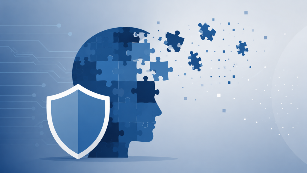 Illustration protection vie privée réseaux sociaux et données personnelles